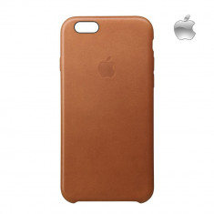 Carcasa iPhone 6/6S Apple Leather Saddle Brown (piele naturala) foto