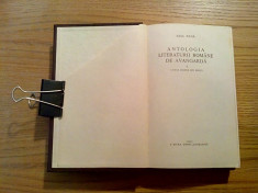 ANTOLOGIA LITERATURII ROMANE DE AVANGARDA - SASA PANA - EPL, 1969, 582 p. foto
