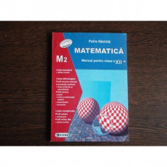 Matematica Manual pentru clasa a XII-a, Petre Nachila foto