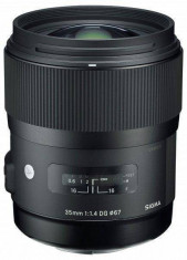 Obiectiv Sigma Canon 35/1.4 (A) DG HSM foto