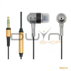 Casti Metalice A4TECH MK-650-S, Design In-Ear, SILVER foto