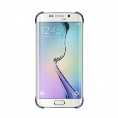 Carcasa Samsung Galaxy S6 Edge G925 Clear Cover Blue Black foto