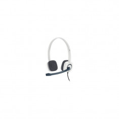CASCA Logitech &amp;quot;H150&amp;quot; Stereo Headset with Microphone, Cloud White &amp;quot;981-000350&amp;quot; foto