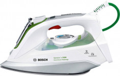 Fier de calcat Bosch TDI 902431E, Talpa ceramica, 2400 W, 0.40 l, 2.5 m, Alb/Verde foto