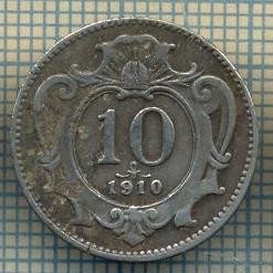 8959 MONEDA- AUSTRIA - 10 HELLER -anul 1910 - starea ce se vede foto