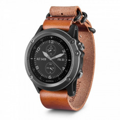 Ceas Garmin Fenix 3 sport, Sapphire Grey Leather foto