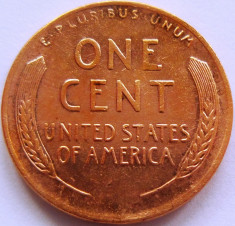 Moneda 1 Cent - SUA, anul 1944 *cod 3980 foto
