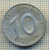 9029 MONEDA- GERMANIA(RDG) - 10 PFENNIG -anul 1950 A - starea ce se vede, Europa