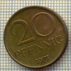 8987 MONEDA- GERMANIA(RDG) - 20 PFENNIG -anul 1971 - starea ce se vede