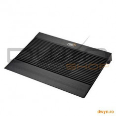 Deepcool N8 Mini Black, structura din aluminiu si plastic, dimensiune notebook: 15.6? (maxim), 140mm foto