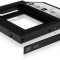 Adaptor Icy Box pentru extensie laptop SSD/HDD 2.5&#039;&#039;, negru