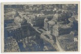 3759 - BUCURESTI, Vedere din Avion - old postcard, real PHOTO - used - 1932