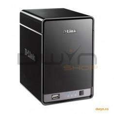 D-Link, 2 Bay Network Video Recorder (NVR), suporta 9 camere IP, mydlink Cloud, SATA II, 3.5&amp;#039;&amp;#039;, GbE foto