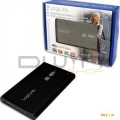 HDD Enclosure 2.5&amp;#039; HDD S-ATA to USB 3.0, Aluminium, black foto