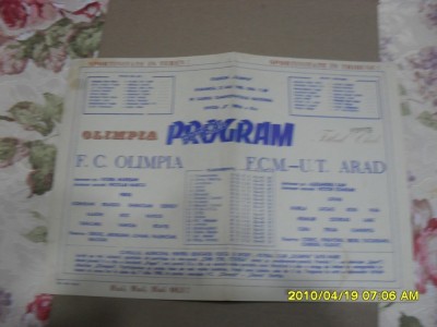 program Olimpia SM - UTA foto