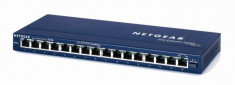 Netgear ProSafe 16-Port 10/100 Switch Metal External Power Supply (FS116GE) foto