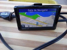 gps garmin nuvi 1490, display mare 5inc, voce text in romana full toata europa foto