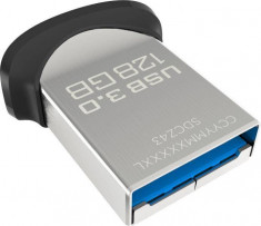 Flashdrive SanDisk Ultra Fit 128GB USB3.0, 128-bit AES, Up to 130MBs foto