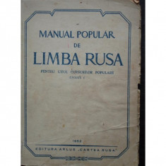 Manual popular de limba rusa foto