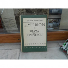 Hyperion 1 viata lui Eminescu , George Munteanu foto