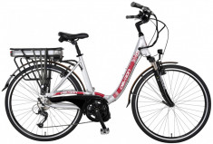 Bicicleta Electrica Devron 28006 Eco I-Vega culoare argintiuPB Cod:2142800670 foto