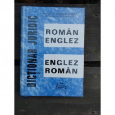 DICTIONAR JURIDIC ROMAN ENGLEZ, ENGLEZ ROMAN foto