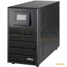 Njoy UPS Online Dubla Conversie 3000VA, Tower, ATEN 3000L, 4 x Schuko back-up sockets, LCD, USB/RS23 foto