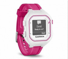 Smartwatch Garmin Forerunner 25 sport, alb/roz foto