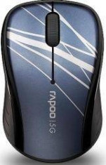 Mouse wireless Rapoo 3100p Mid Level USB, albastru foto