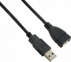 4World Cablu extindere USB 2.0, tip A-A, M/F, 5m foto