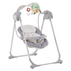 Leagan-balansoar Chicco Polly Swing UP, Silver foto