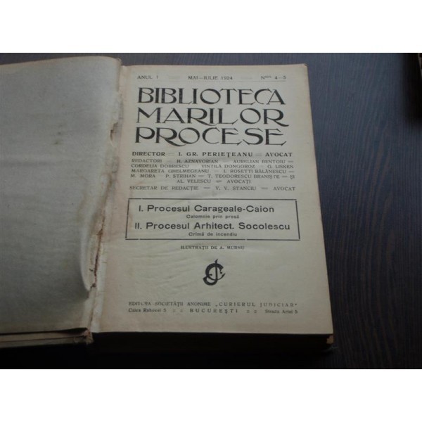 BIBLIOTECA MARILOR PROCESE - I.GR.PERIETEANU foto mare BIBLIOTECA MARILOR PROCESE - I.GR.PERIETEANU foto mare