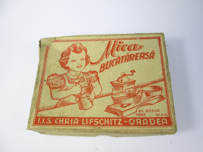 f Cutie de la jucarie veche romaneasca Mica Bucatareasa Chaia Lifschitz Oradea