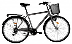 Bicicleta DHS Citadinne 2833 (2016) Culoare Negru 520mmPB Cod:21628335260 foto