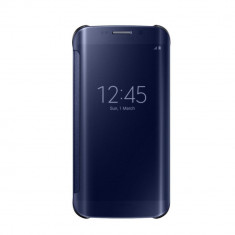 Husa Samsung Galaxy S6 Edge G925 Book Clear View Black foto
