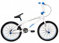 Bicicleta BMX DHS Jumper 2005 (2016) Culoare Alb-AlbastruPB Cod:216200590 foto