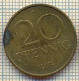 8982 MONEDA- GERMANIA(RDG) - 20 PFENNIG -anul 1972 A - starea ce se vede, Europa