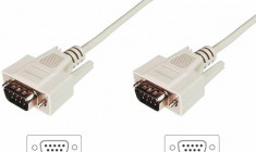 ASSMANN RS232 Connection Cable DSUB9 M (plug)/DSUB9 M (plug) 2m beige foto