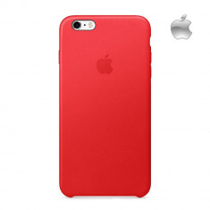 Carcasa iPhone 6/6S Apple Leather Red (piele naturala) foto
