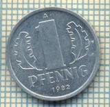 9044 MONEDA- GERMANIA(RDG) - 1 PFENNIG -anul 1982 A - starea ce se vede, Europa