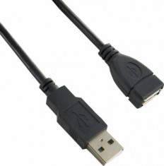 4World Cablu extensie USB 2.0 tip A-A, M/F, 5m HQ, ferrite - retail foto