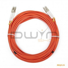 CABLU FIBRA OPTICA duplex multimode, 10m, conectori LC-LC, bulk, &amp;#039;CFO-LCLC-OM2-10M&amp;#039; foto