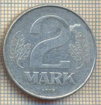 8993 MONEDA- GERMANIA(RDG) - 2 MARK -anul 1975 A - starea ce se vede foto