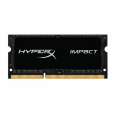 Memorie RAM notebook Kingston, SODIMM, DDR3L, 4GB, 1600MHz, CL9, HyperX Impact Black, 1.35V foto