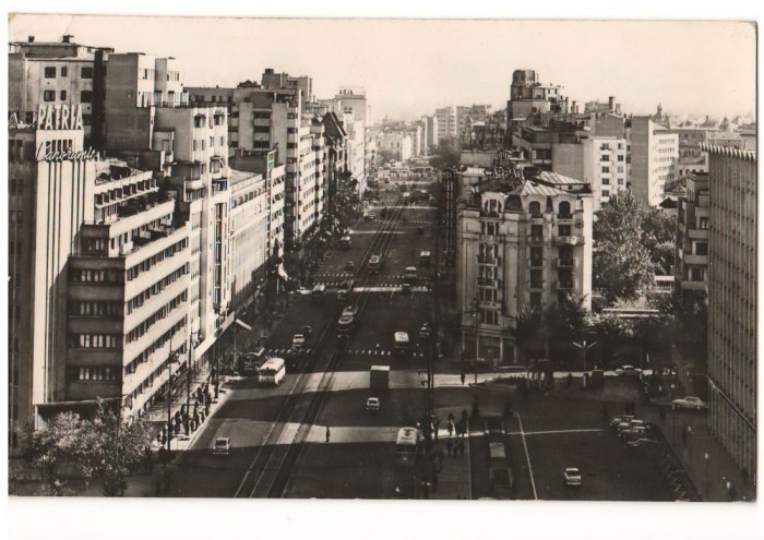 CPI (B8111) CARTE POSTALA - BUCURESTI. b-dul, g-ral MAGHERU, RPR