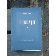 FUNDATII - HUGO LEHR VOL.II foto