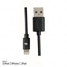 Cablu iPhone 6/5S Lightning Procell MFI Negru foto