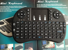 Tastatura Mini Wireless TV Android,Smart TV,Multimedia ,Reincarcabila,NOU foto