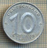 9033 MONEDA- GERMANIA(RDG) - 10 PFENNIG -anul 1952 A - starea ce se vede, Europa