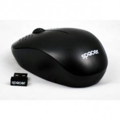 MOUSE WIRELESS SPACER 2.4GHz, 3D, 800dpi, black &amp;quot;SPMO-309&amp;quot; foto